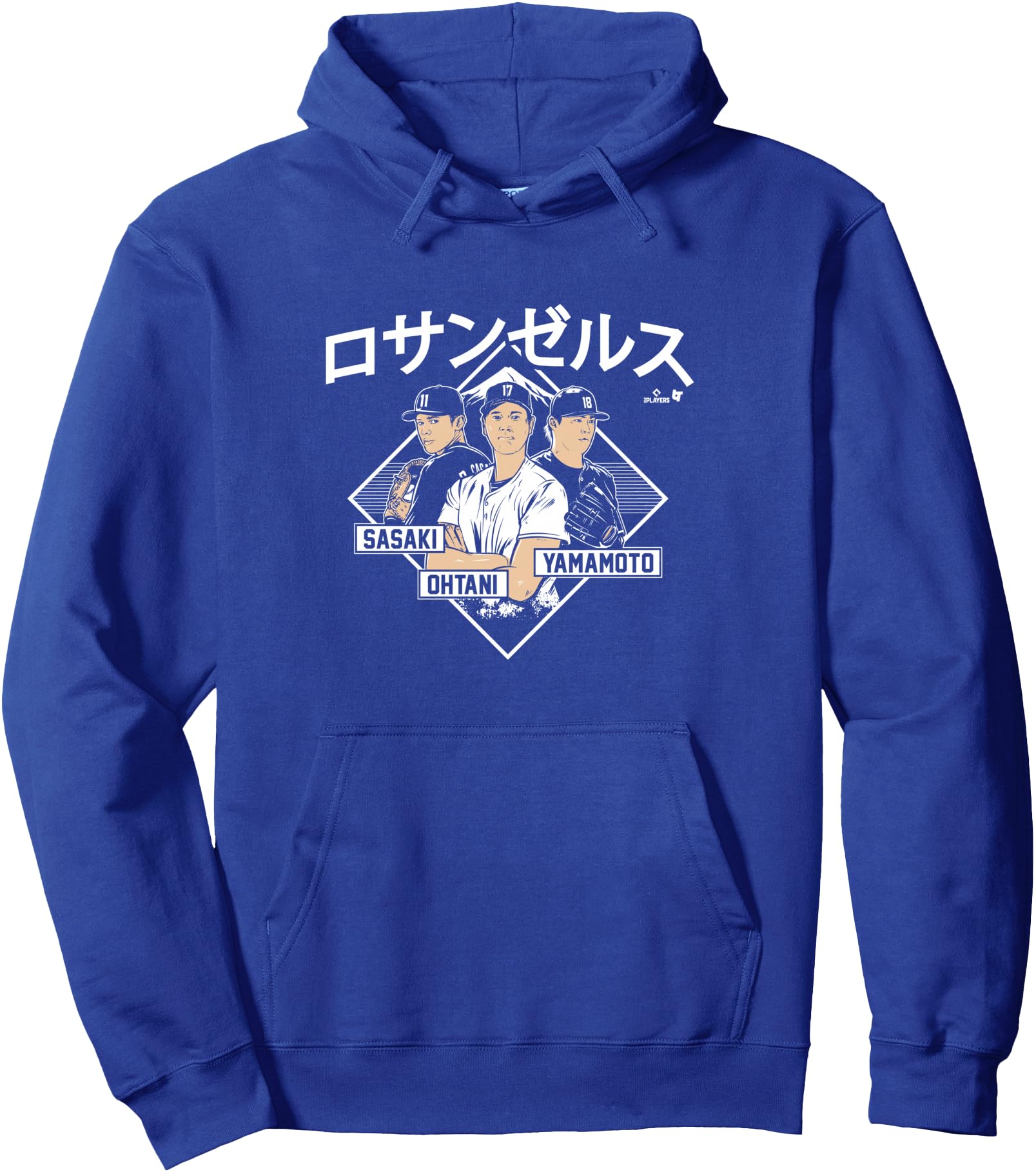 Ohtani, Sasaki, & Yamamoto - LA Kanji - Los Angeles Baseball Pullover Hoodie
