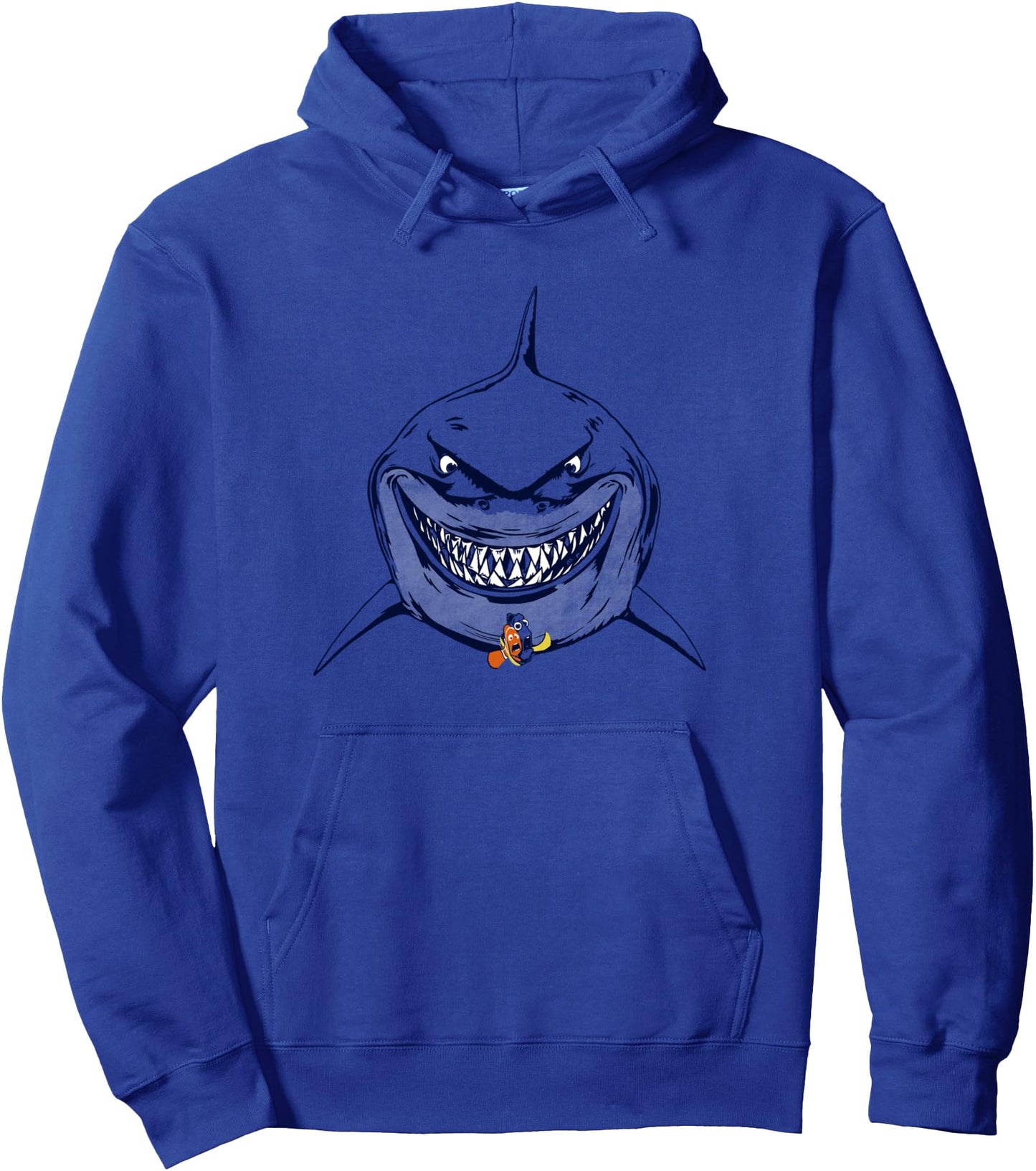 Disney Pixar Finding Nemo Hello Bruce Big Chest Portrait Pullover Hoodie
