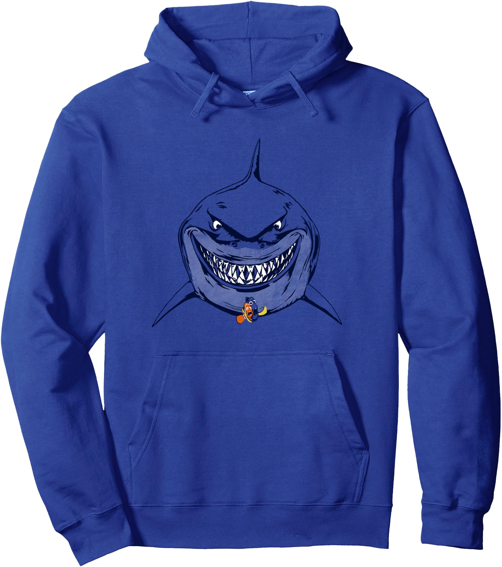 Disney Pixar Finding Nemo Hello Bruce Big Chest Portrait Pullover Hoodie