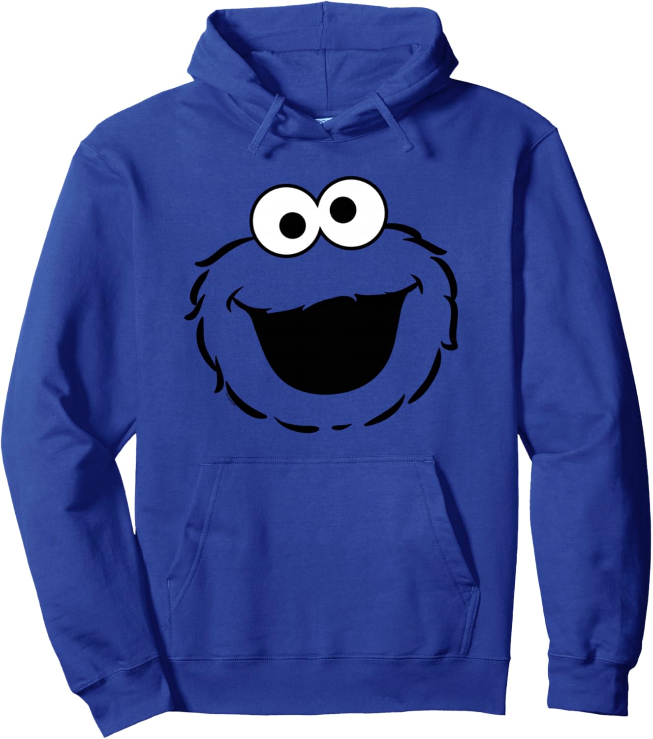 Sesame Street Cookie Monster Full Face Halloween Costume Pullover Hoodie