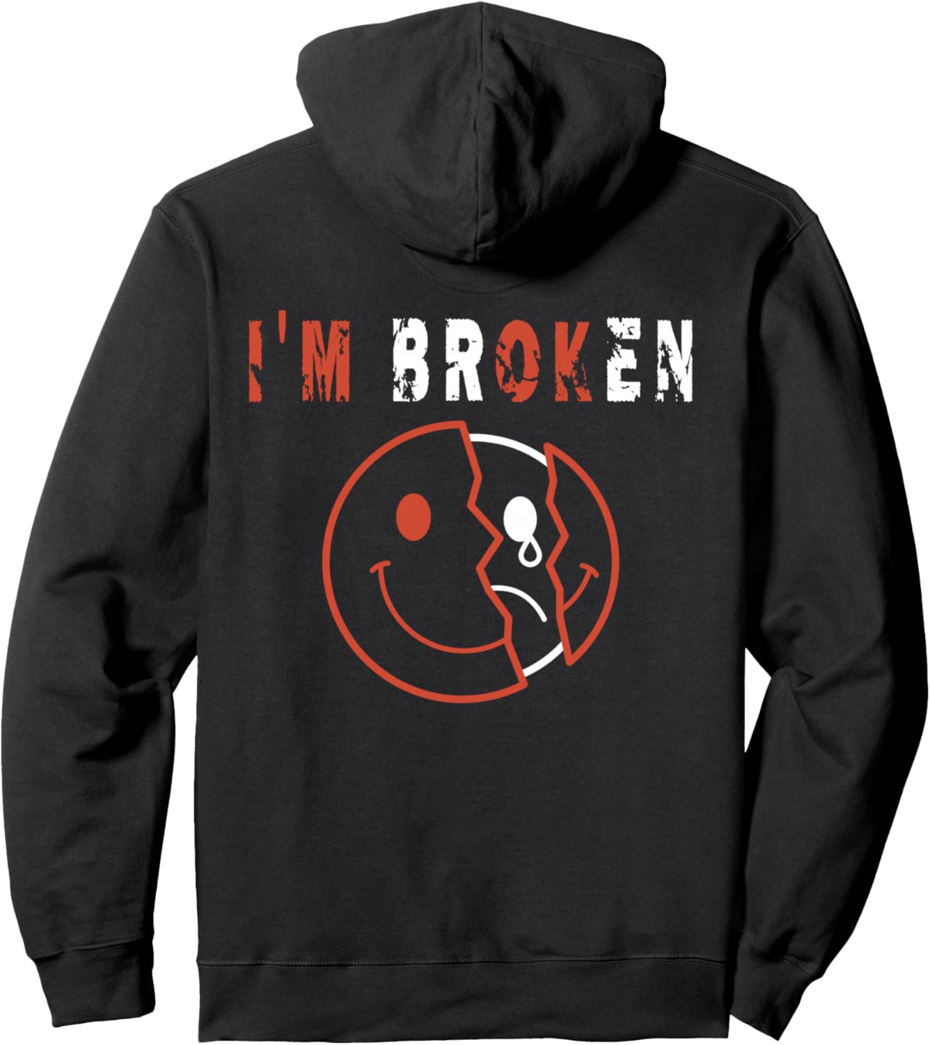 I'm Broken I'm OK - Mourning Keepsake Disease - I'm Broken Pullover Hoodie
