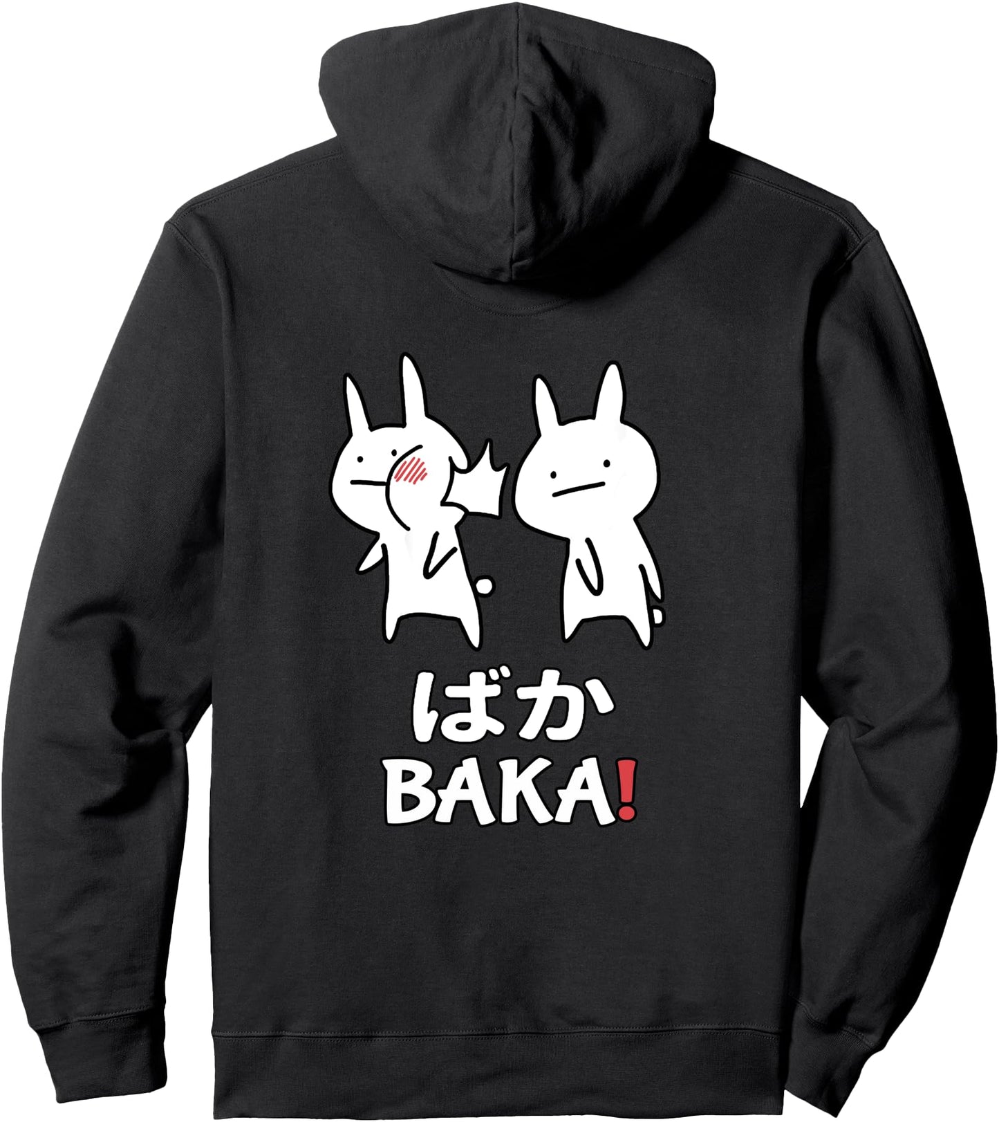 Baka Rabbit Slap Anime Japanese Funny Pullover Hoodie