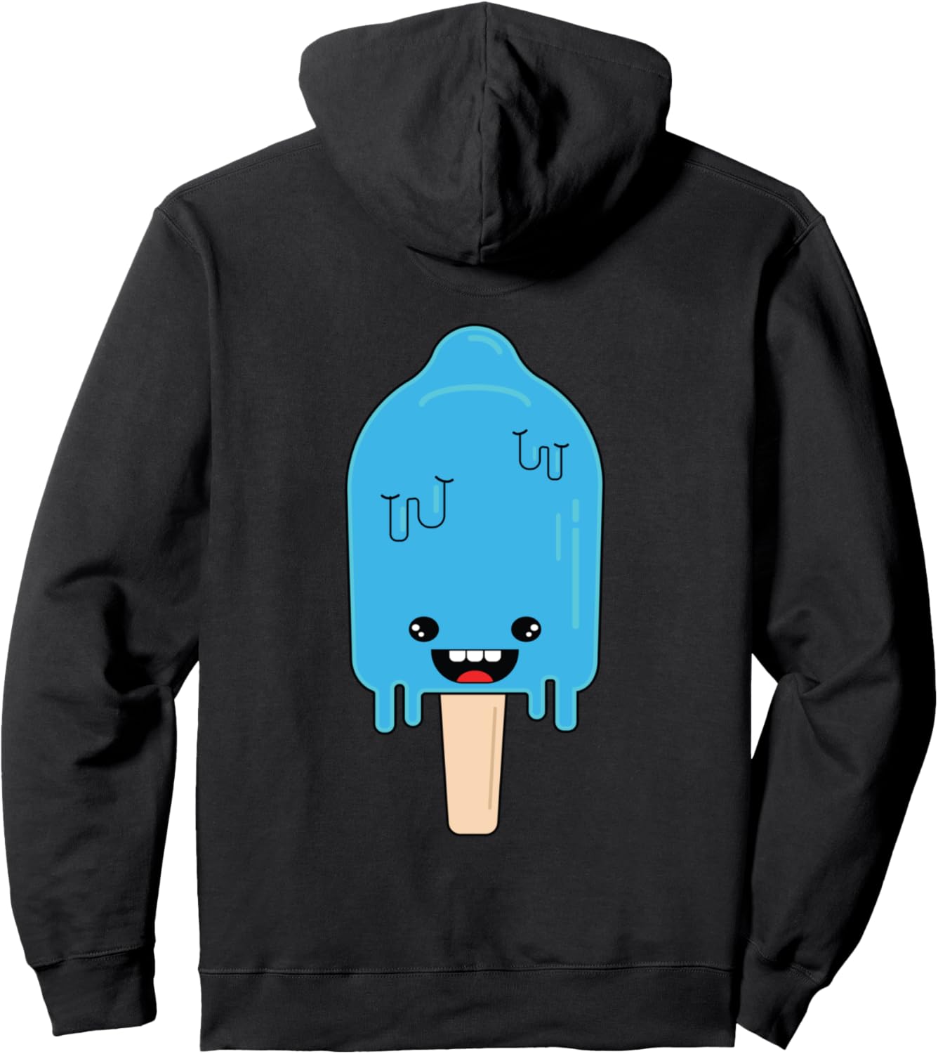 Cartoon Ice Cream frozen pop - Winter Chill Anime Pullover Hoodie