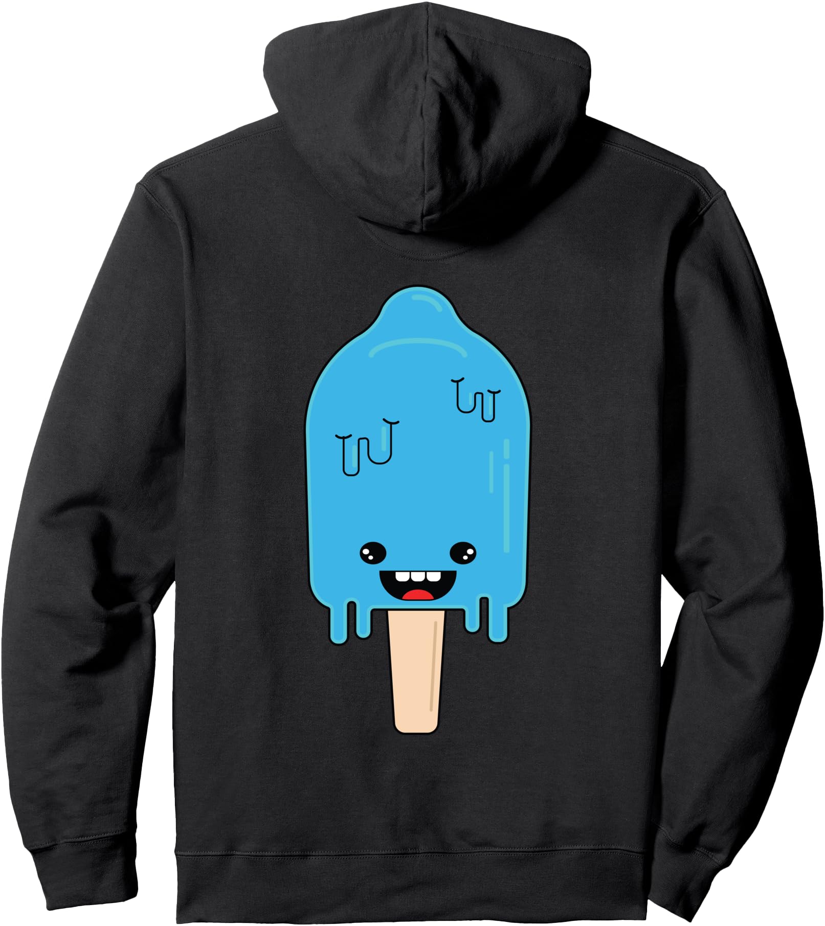 Cartoon Ice Cream frozen pop - Winter Chill Anime Pullover Hoodie