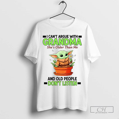 Yoda I Cant Argue Grandma Shes Older Than Me And Old People Dont Tank
