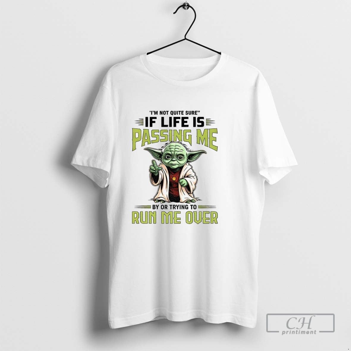 Yoda Im Not Quite Sure If Life Is Passing Me Or Trying To Sweatshirt
