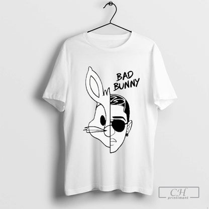 Bad Bunny Goose Tee Elegant Art