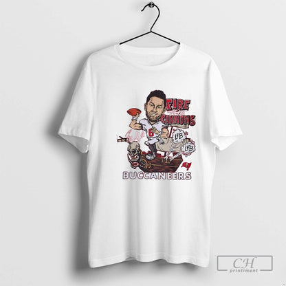 Baker Mayfield Fire Cannons Tampa Bay Buccaneers Tee Designer Look
