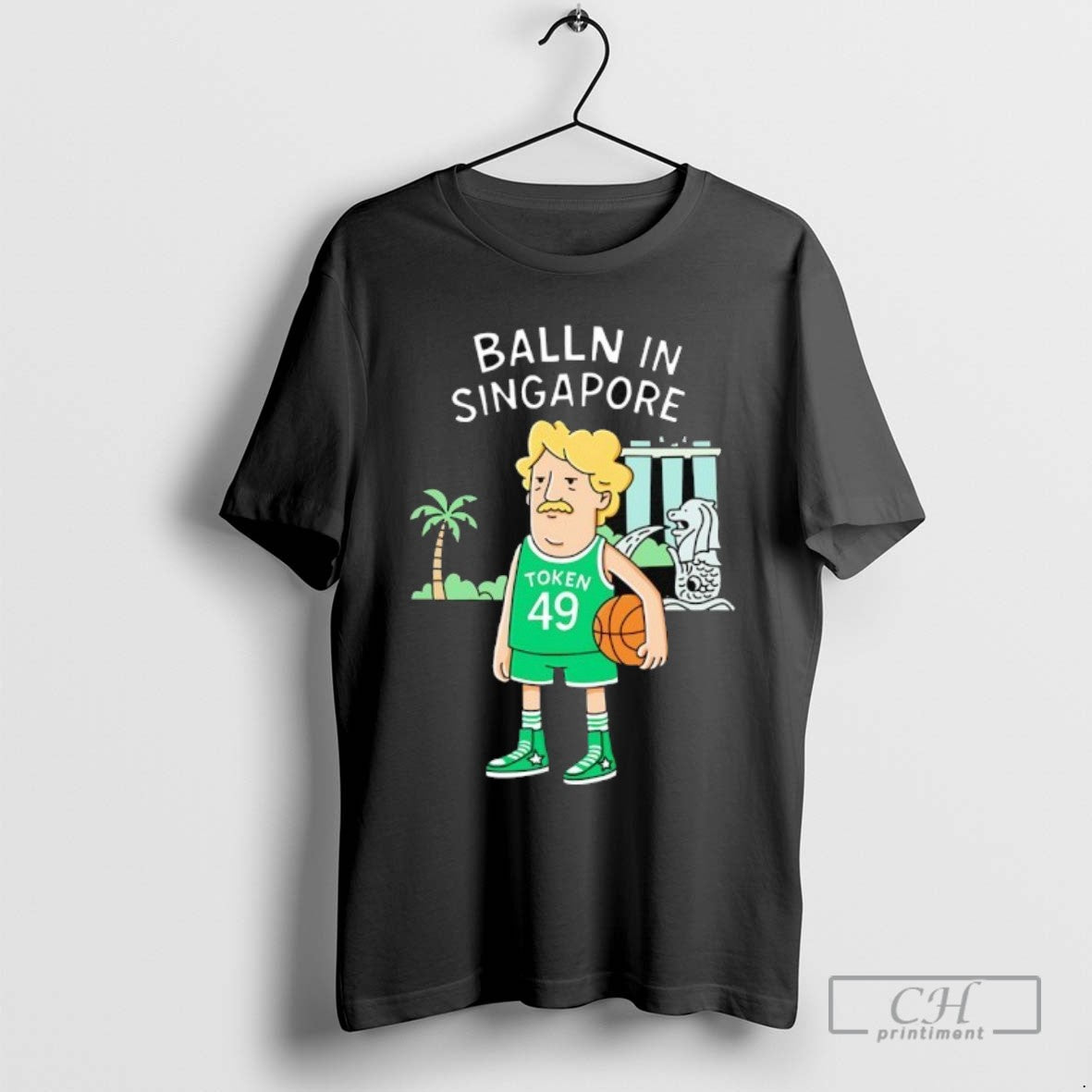 Balln Singapore Token Basketball Hoodie Modern Gift