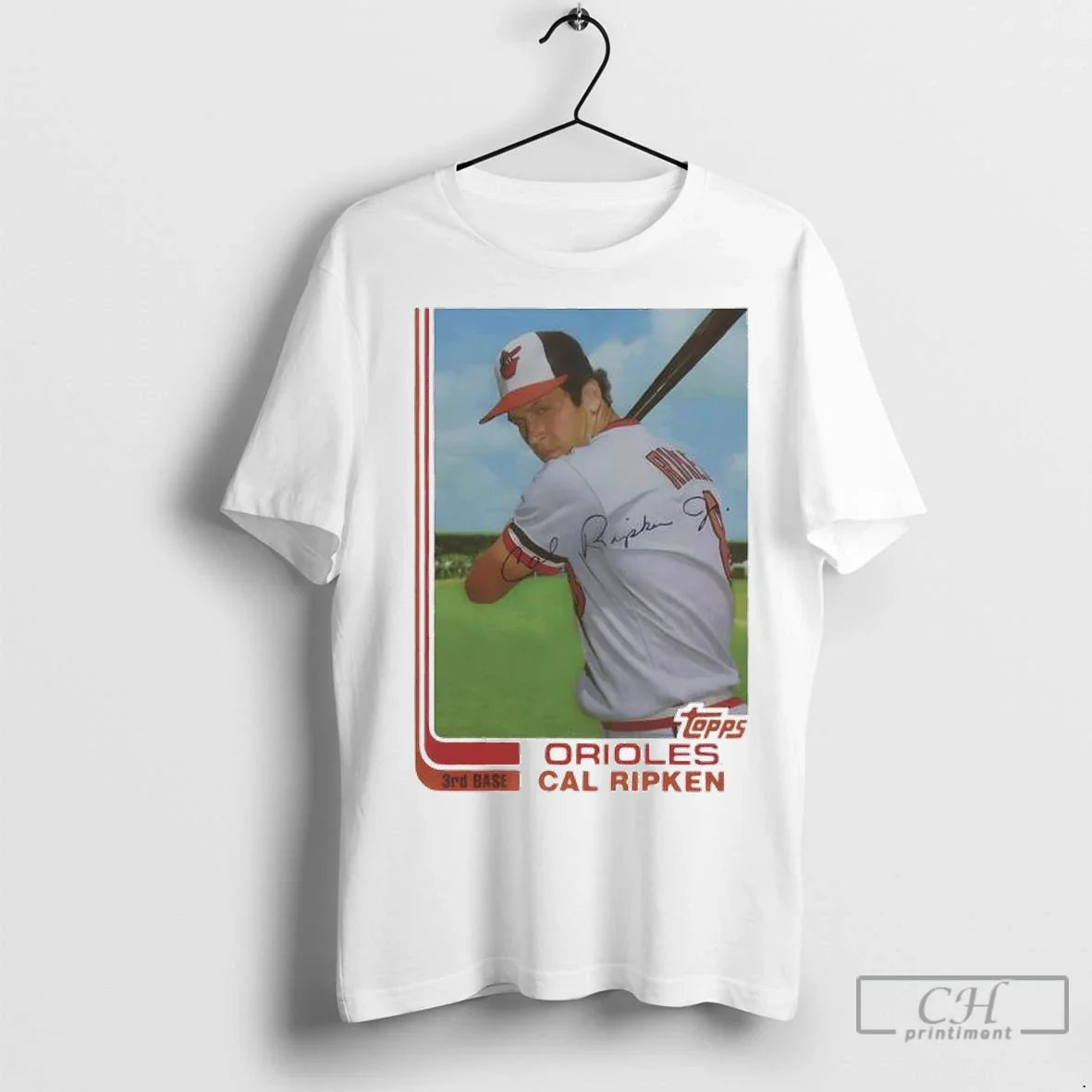 Baltimore Orioles Cal Ripken Jr Baseball Card Player Mlb Signature T