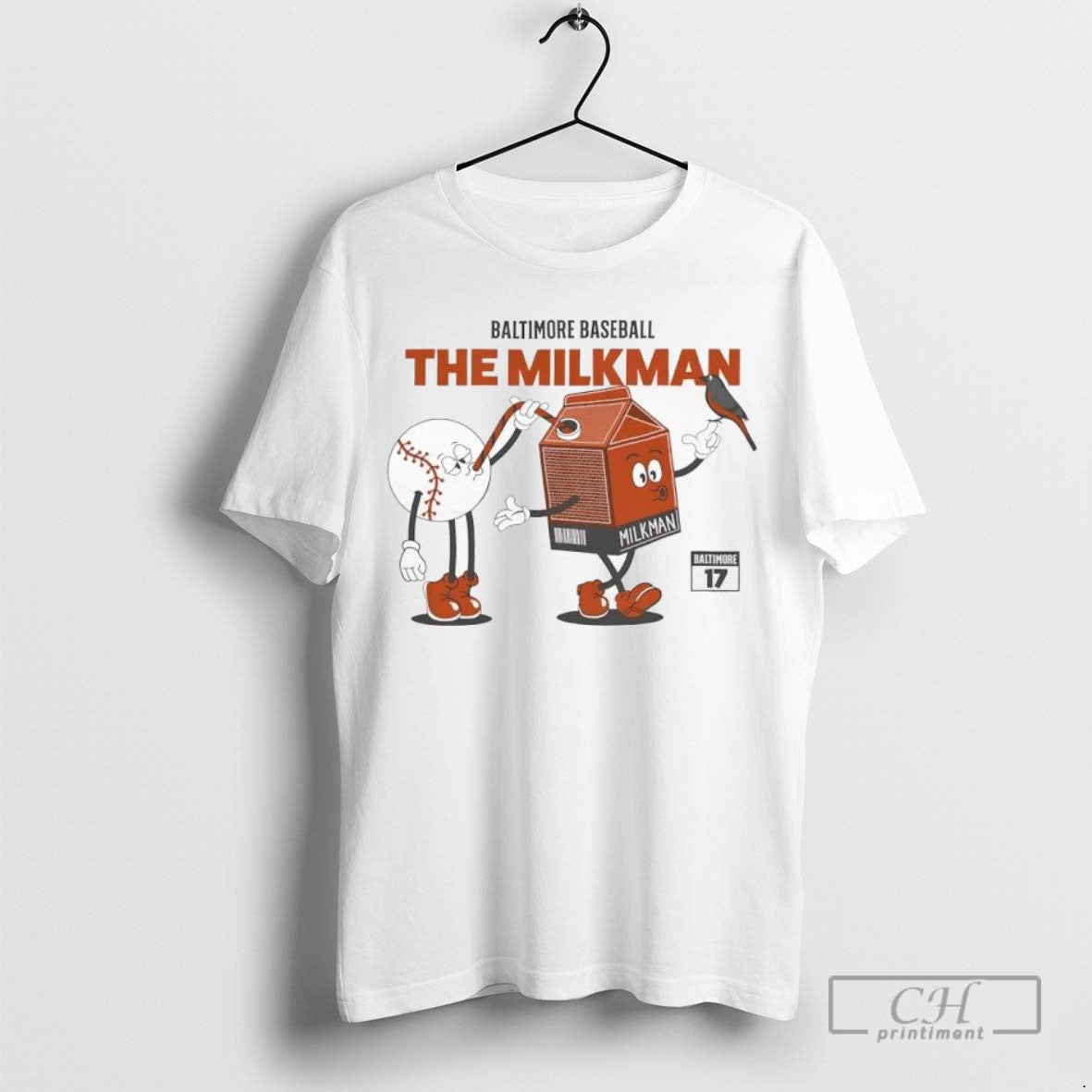 Baltimore Orioles Baseball Player Colton Cowser Milkman Number 17