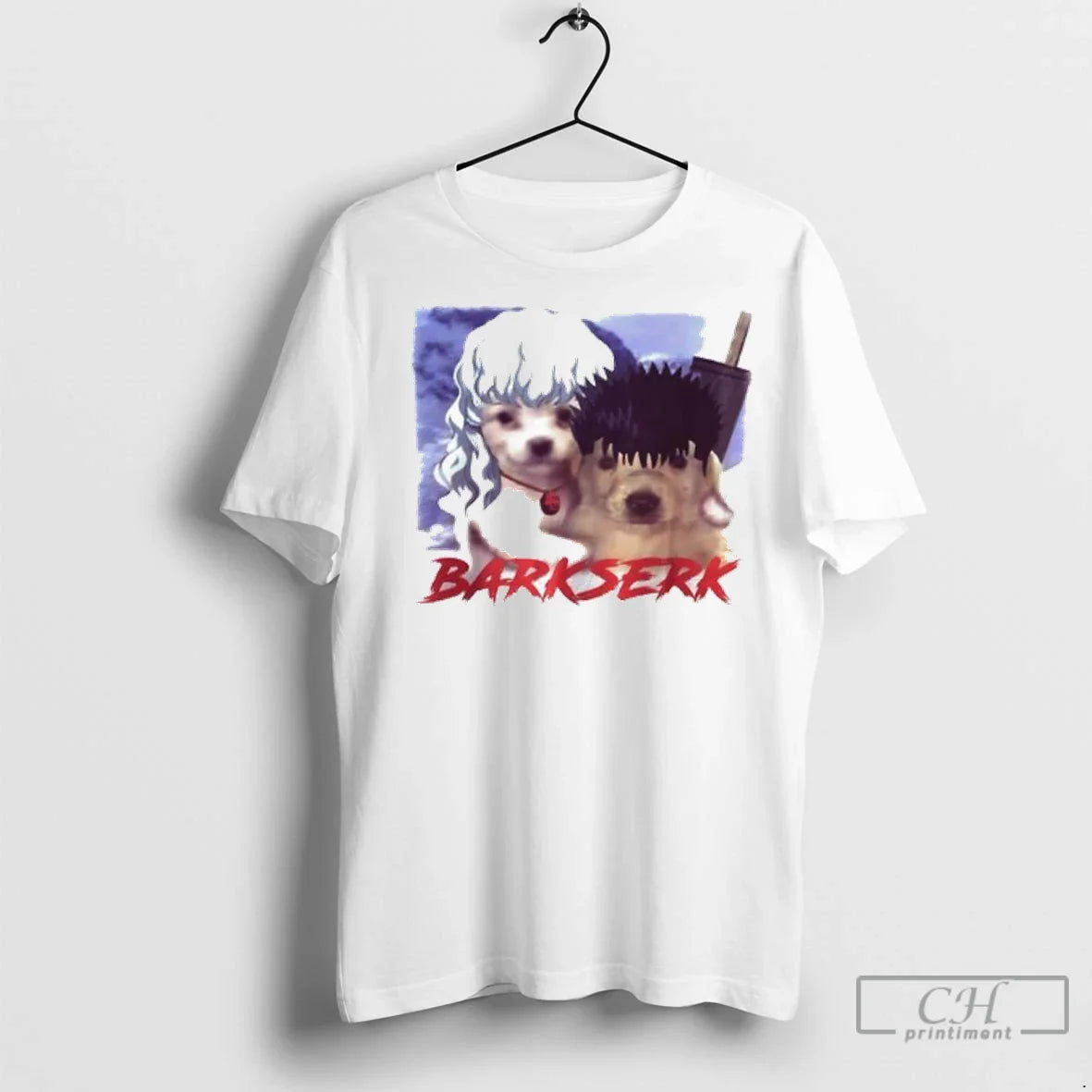 Barkserk Dogs Meme Ladies Hoodie Retro Fashion