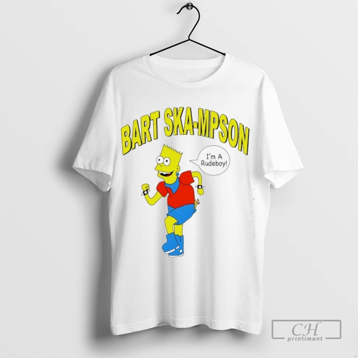Bart Ska Mpson Im Rudeboy Shirt Retro Design