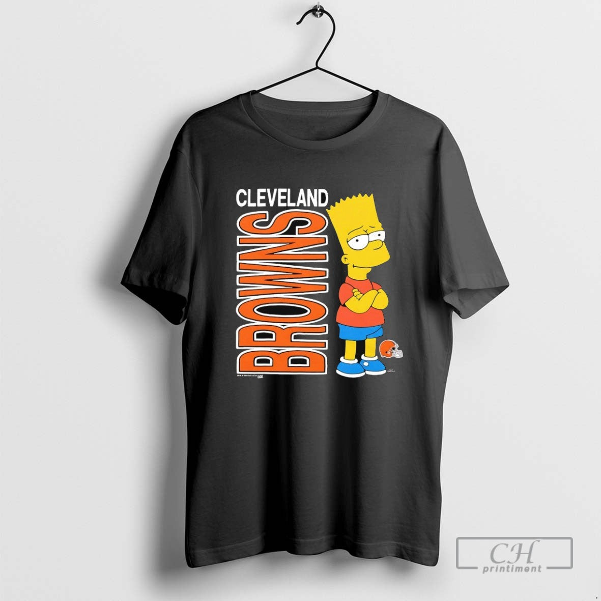 Bart Simpsons X Cleveland Browns Long Sleeve Exclusive Fashion