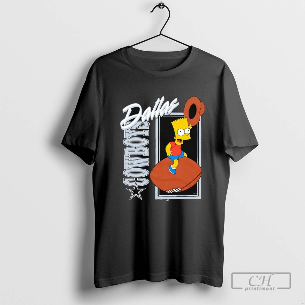 Bart Simpsons X Dallas Cowboys Tank Top Classic Apparel