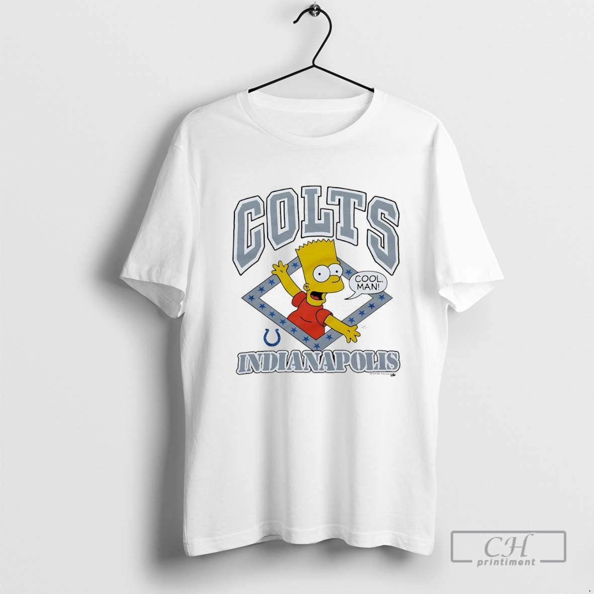 Bart Simpsons X Indianapolis Colts Tank Top Classic Design