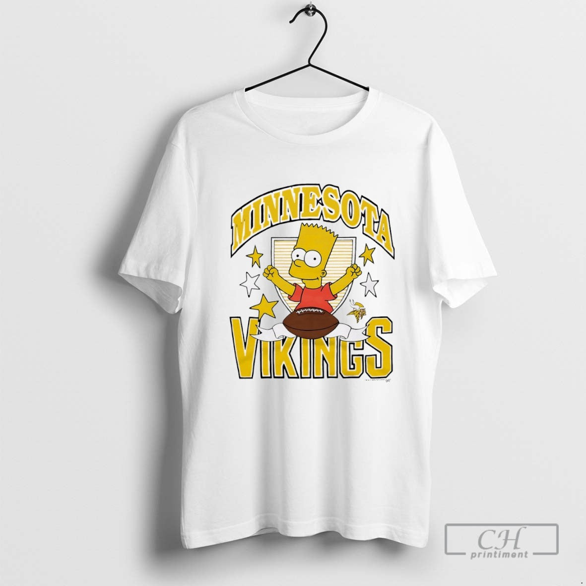 Bart Simpsons X Minnesota Vikings Tank Top Modern Apparel