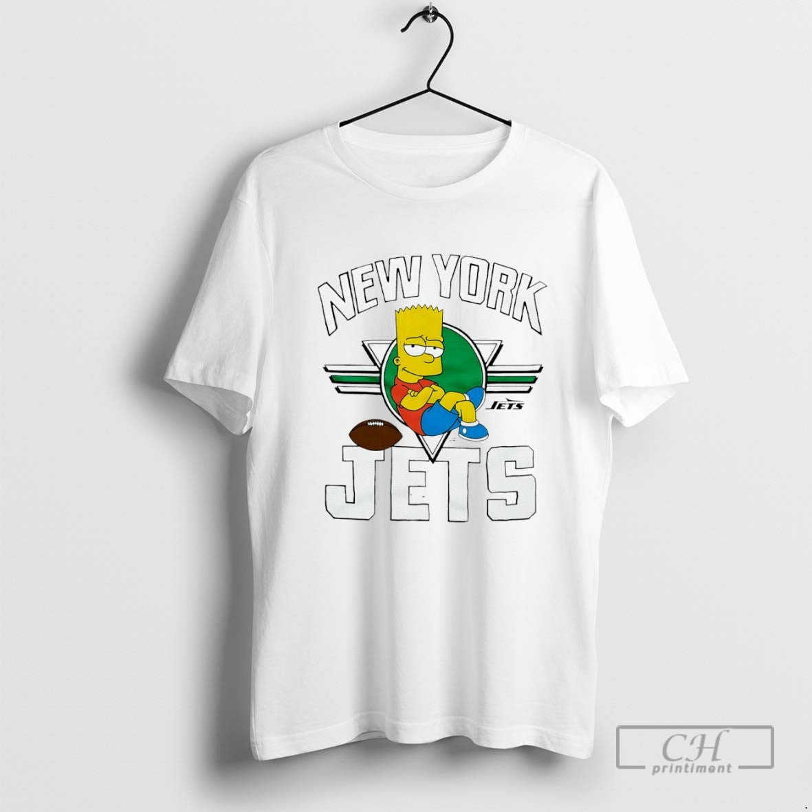 Bart Simpsons X New York Jets Sweatshirt Authentic Look