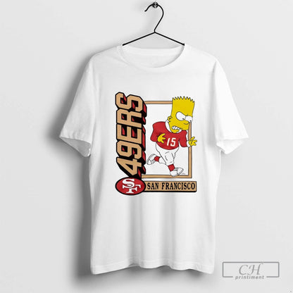 Bart Simpsons X San Francisco 49Ers Tank Top Unique Style