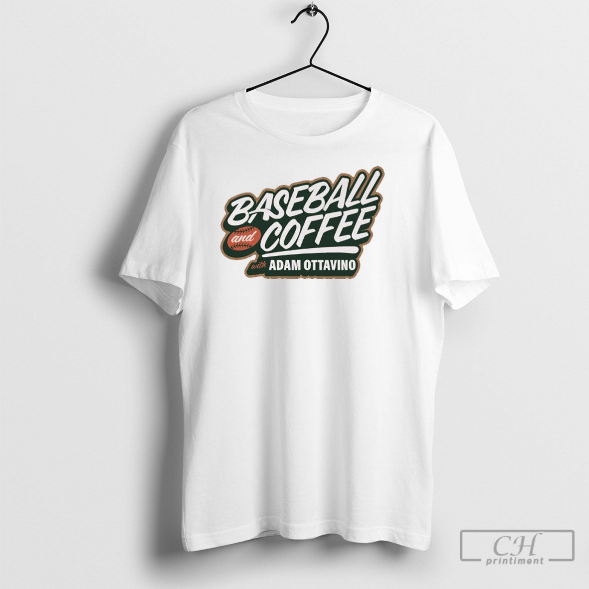 Baseball And Coffee Adam Ottavino Mlb 2025 Logo Tee Exclusive Fashion