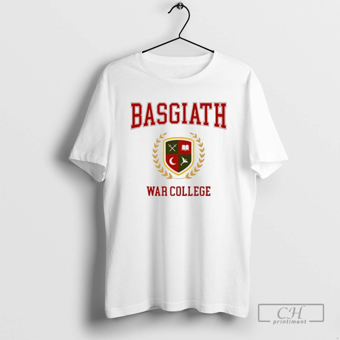 Basgiath War College Logo T Shirts Hoodie Modern Fashion