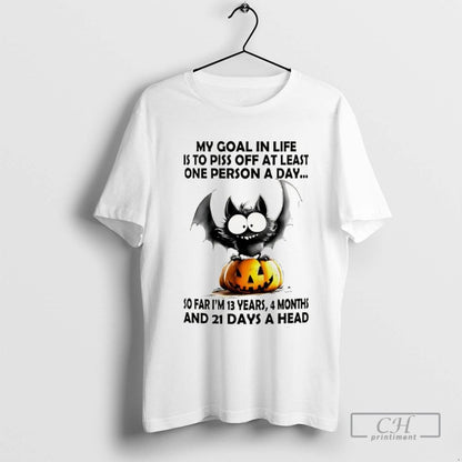 Bat My Goal Life Is To Piss Off Least One Person Day Hoodie Trendy Art
