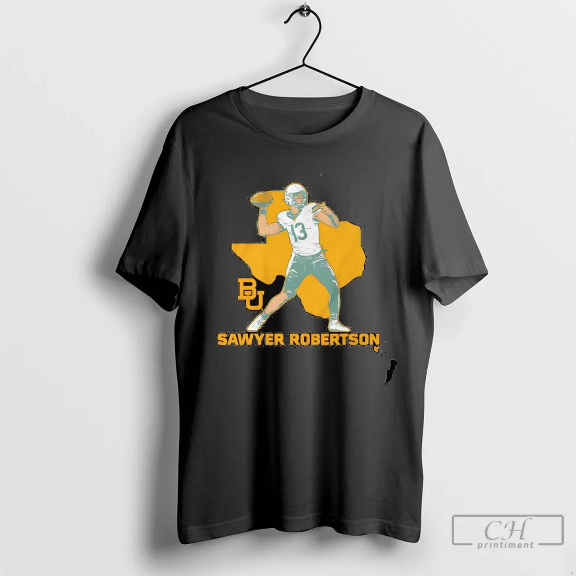 Baylor Football Sawyer Robertson State Star Long Sleeve Modern Outfit