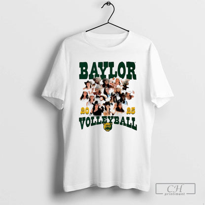Baylor Womens Volleyball Team Collage 2025 T Shirts Shirt Designer