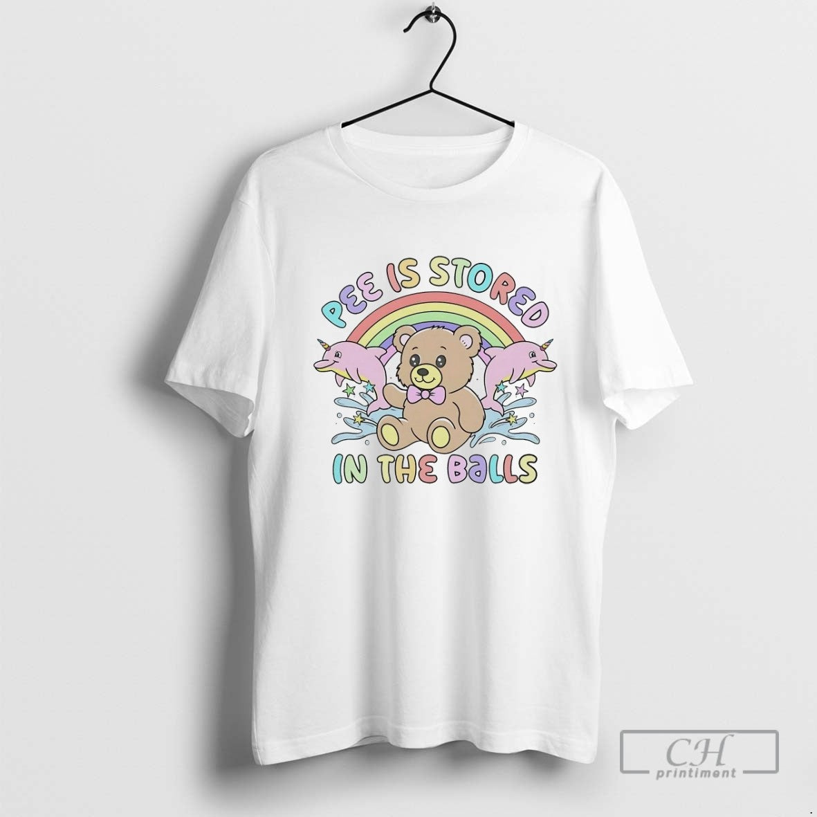 Bear Dolphins Pee Is Stored Balls Sweatshirt Trendy Look
