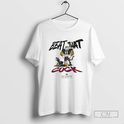 Beat That Cock Missouri Tigers Scores Mascot Raven Shirt Modern