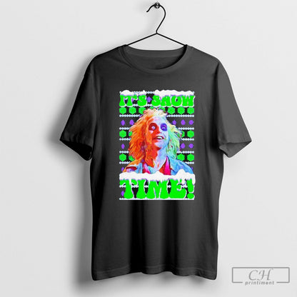 Beetlejuice Its Snow Time Orament Black Long Sleeve Stylish Gift