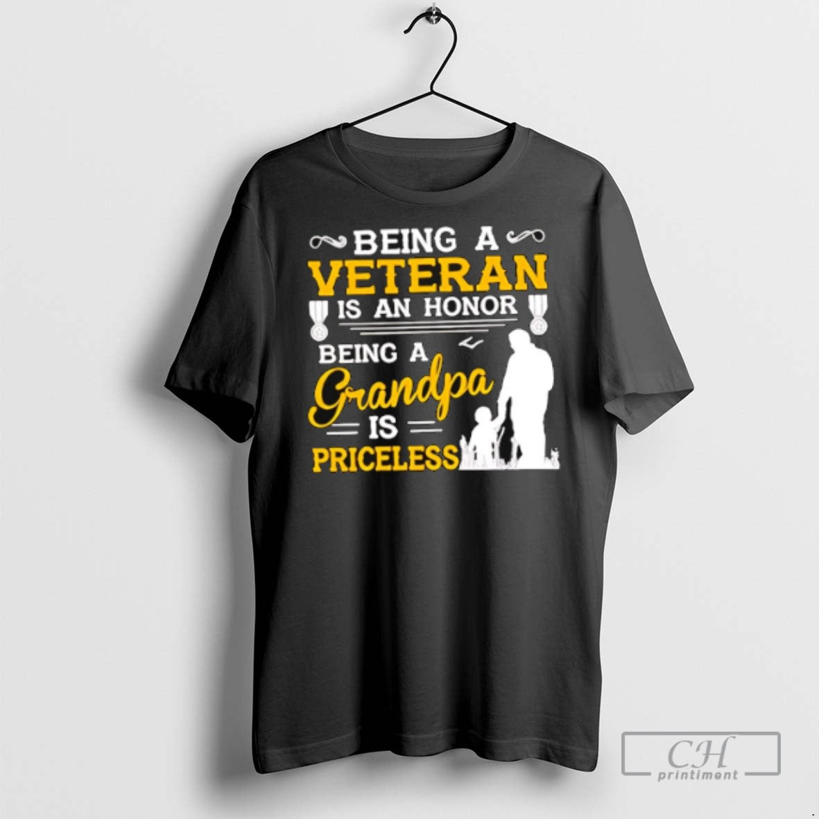 Being Veteran Is Honor Being Granpa Is Priceless T Shirts TShirt