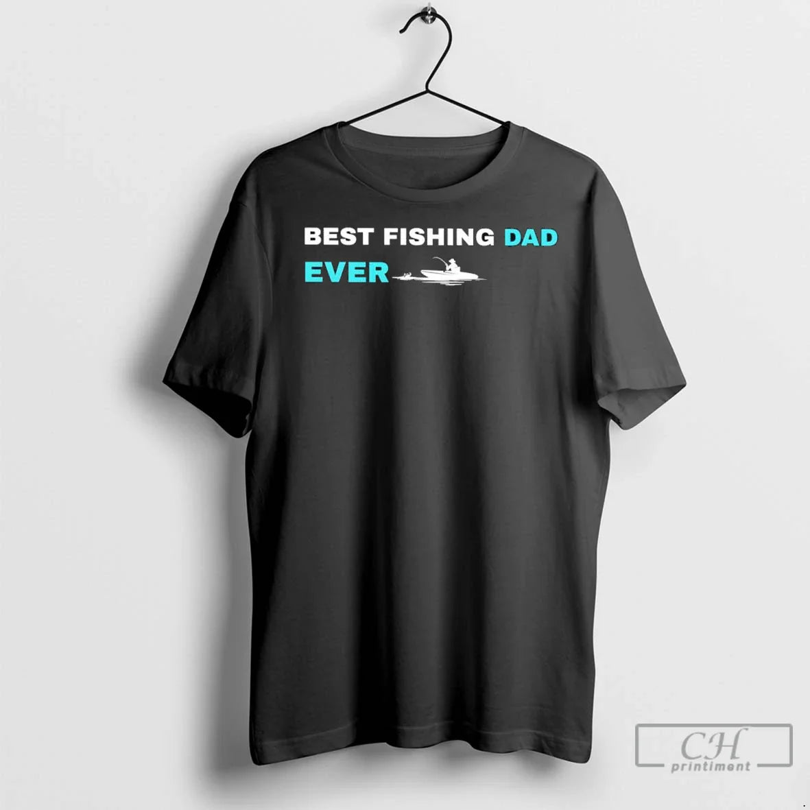 Best Fishing Dad Ever T Shirts Sweatshirt Classic Art