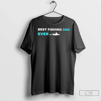 Best Fishing Dad Ever T Shirts Sweatshirt Classic Art
