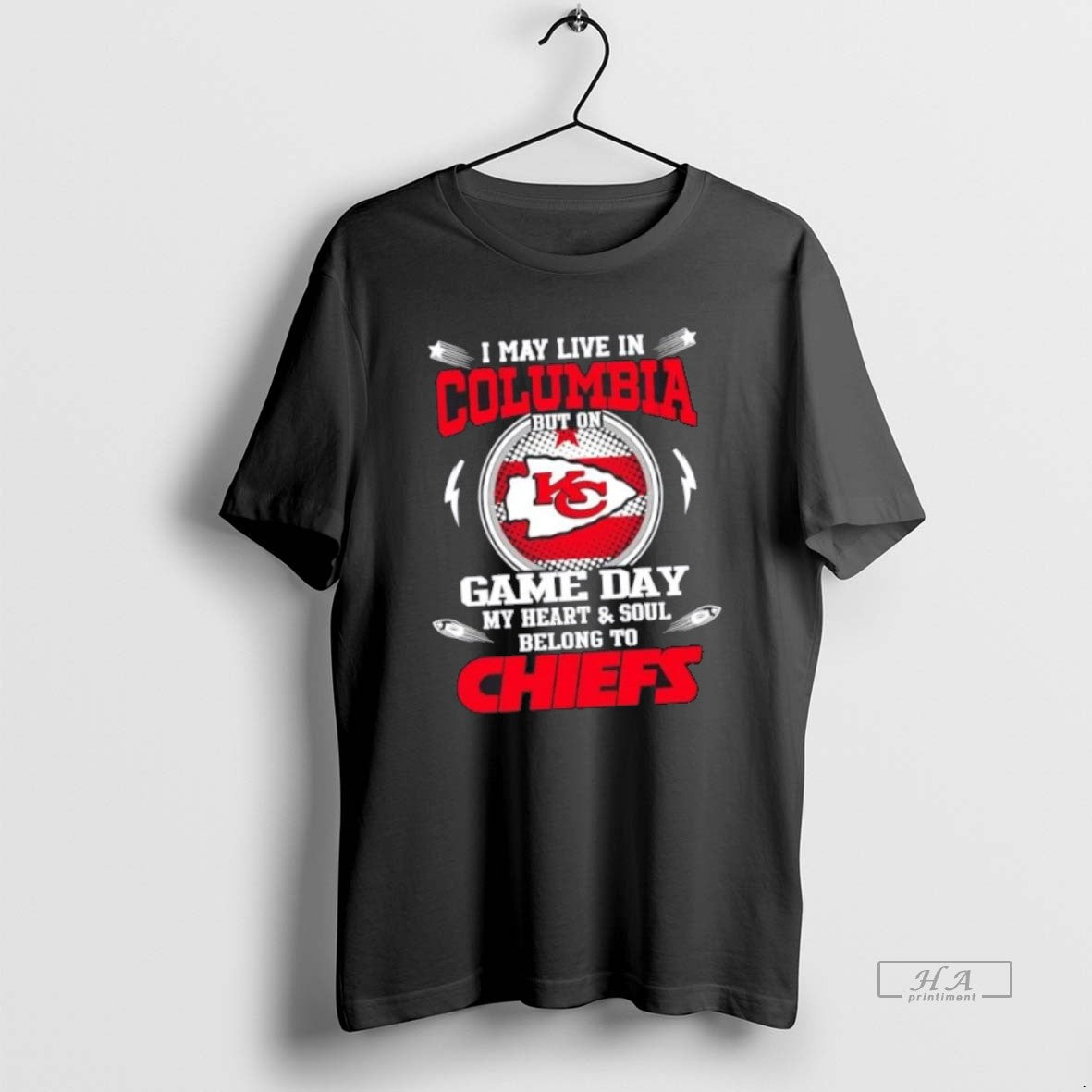 Best I May Live District Columbia But Game Day My Heart Shirt