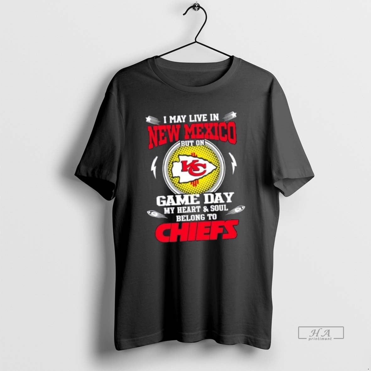 Best I May Live New Mexico But Game Day My Heart And TShirt Premium