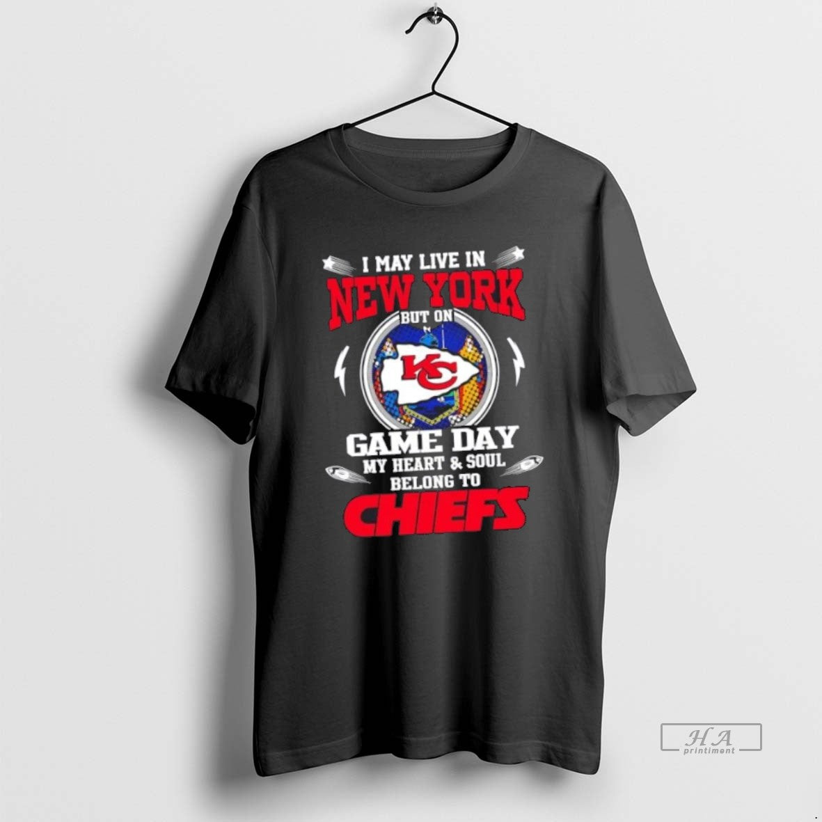 Best I May Live New York But Game Day My Heart And Long Sleeve Trendy