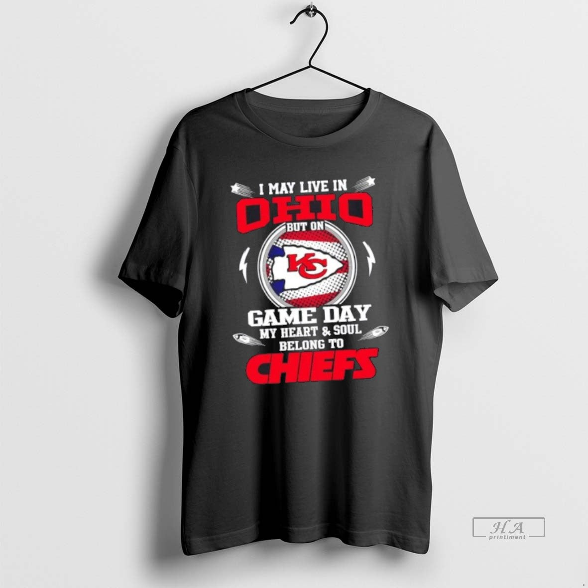 Best I May Live Ohio But Game Day My Heart And Soul Sweatshirt