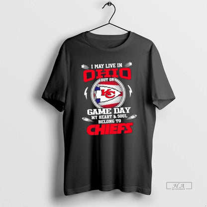 Best I May Live Ohio But Game Day My Heart And Soul Sweatshirt