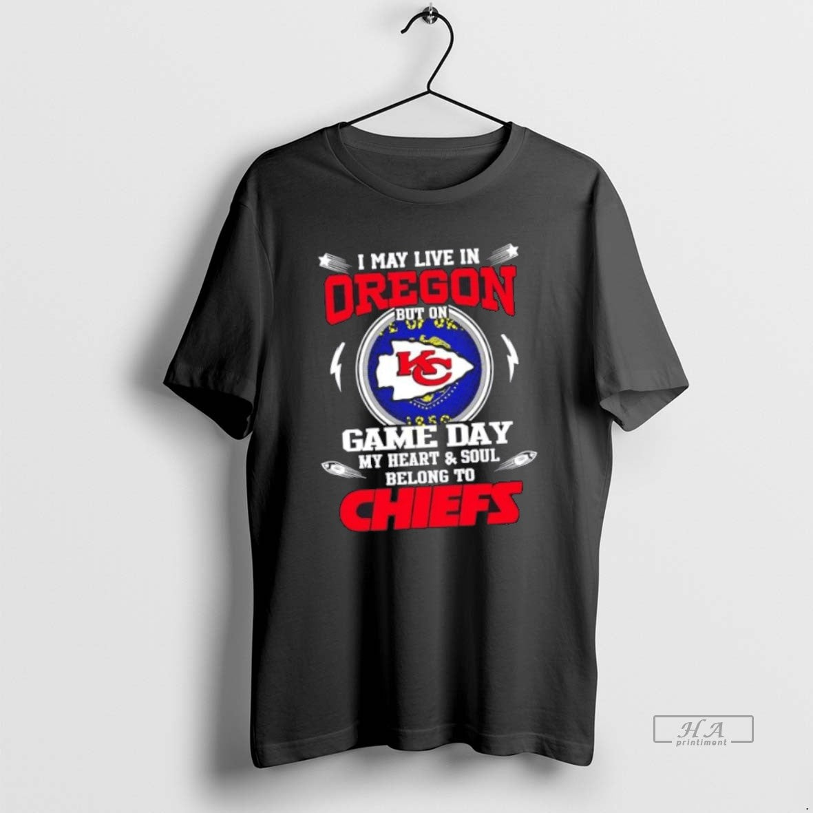 Best I May Live Oregon But Game Day My Heart And Soul Shirt Vintage