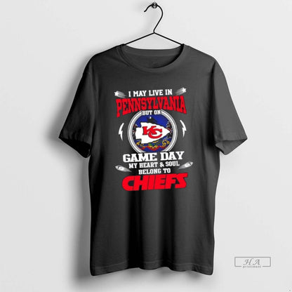 Best I May Live Pennsylvania But Game Day My Heart And Soul Tank Top