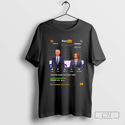 Biden And Harris Interracial Couple Fucks Entire Nation TShirt