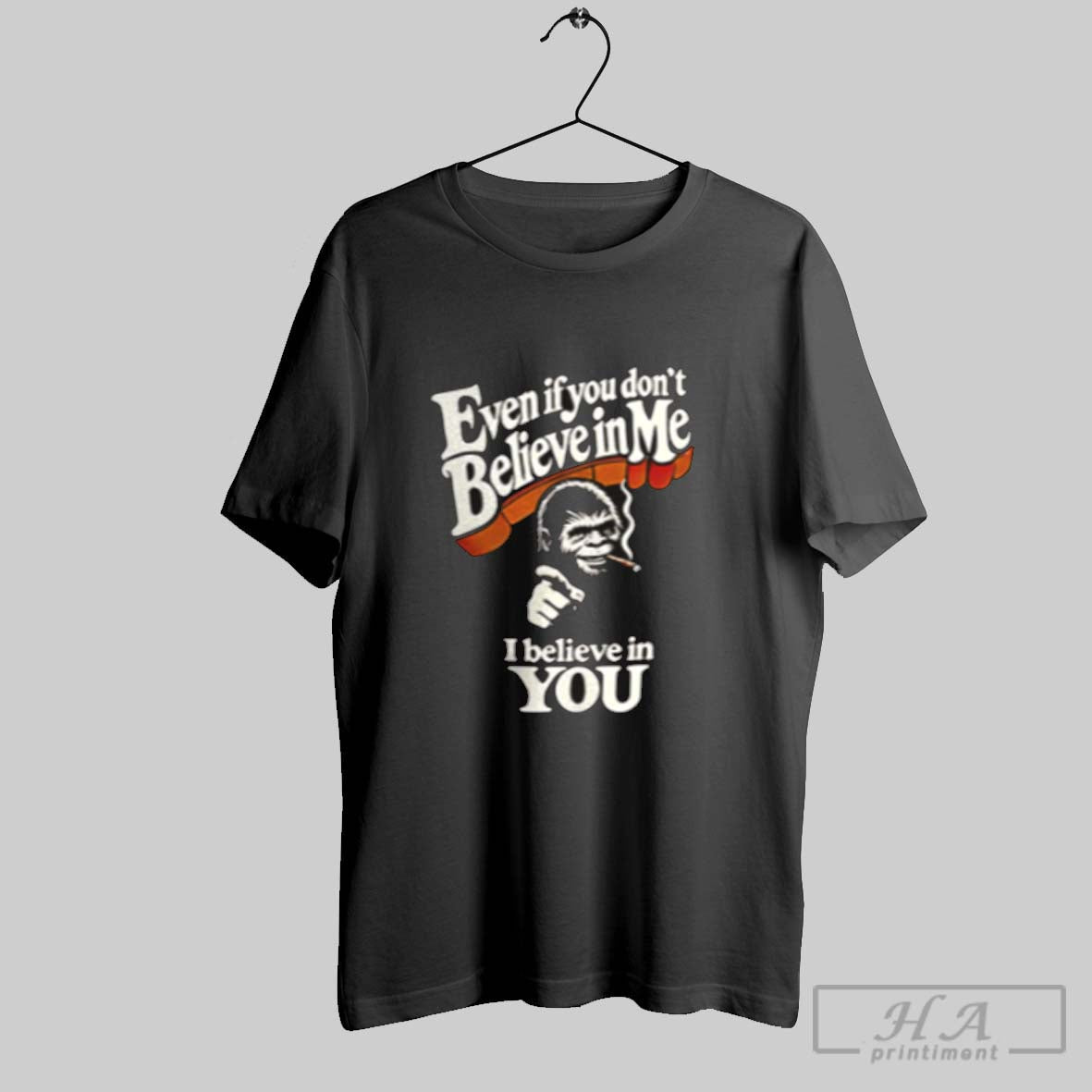 Bigfoot Even If You Dont Believe Me I Believe You Long Sleeve Retro