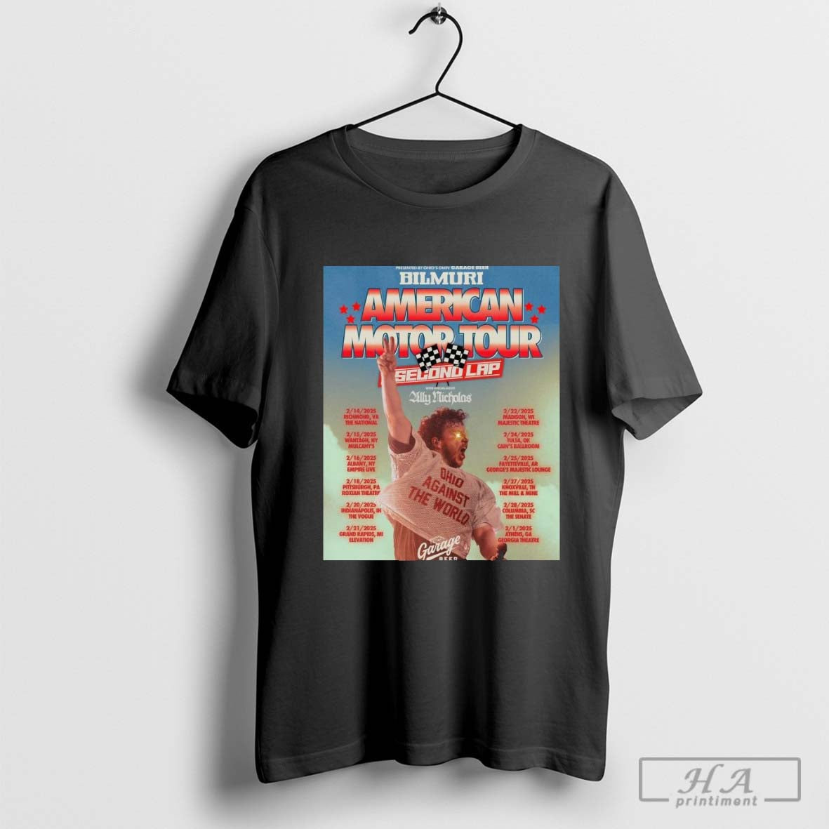 Bilmuri American Motor Tour Second Lap 2025 Long Sleeve Trendy Design