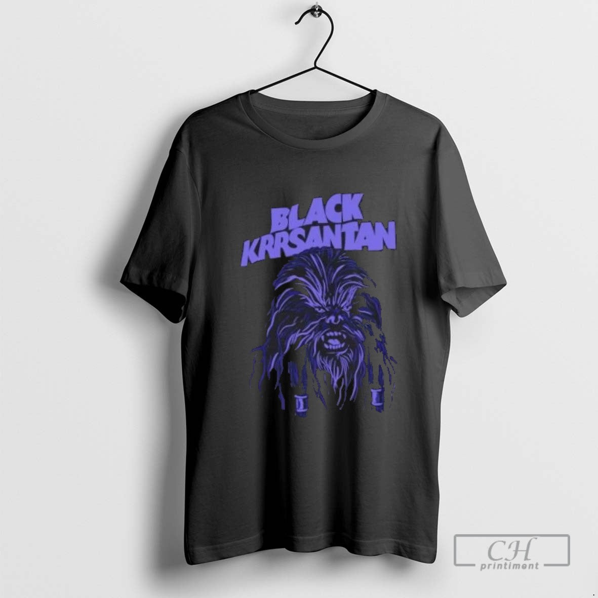 Black Krrsantan Wookiee Warrior Rage Shirt Retro Design
