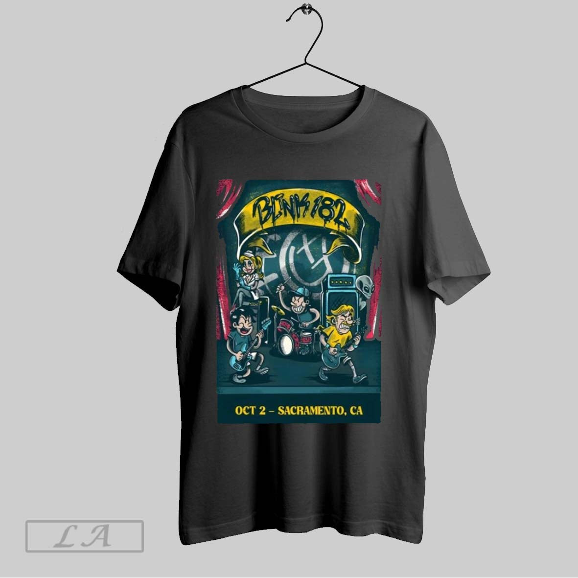 Blink 182 Aftershock Festival Sacramento Ca Event Oct 2 2025 Tee