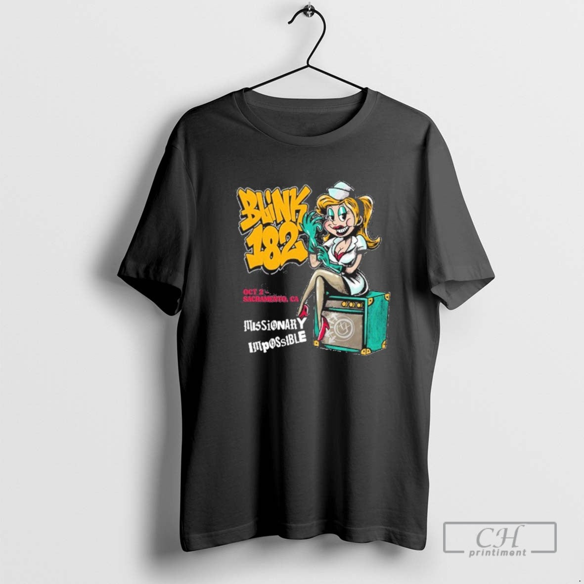 Blink 182 Aftershock Festival Sacramento Ca Oct 2 2025 TShirt Trendy
