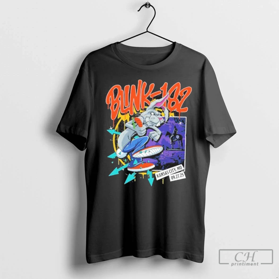 Blink 182 Sep 27 2025 T Mobile Center Kansas City Mo T Shirts