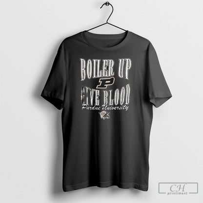 Boiler Up Give Blood Purdue University TShirt Elegant Look