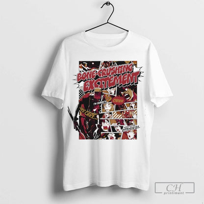 Bone Crushing Excitement Need More Vitamin B1 Comic TShirt Retro